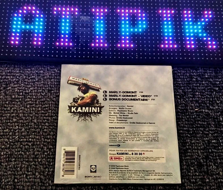 Una joya vintage: CD single Kamini – Marly-Gomont (2006, nuevo en blister) 🎤 – photo 4